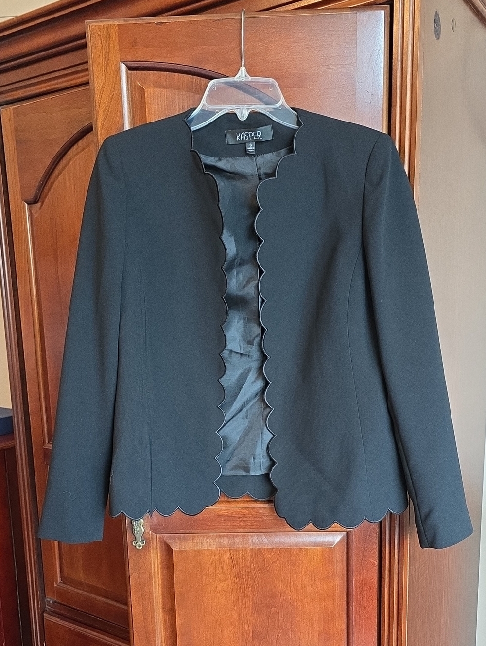 Kasper Scalloped Edge Blazer 6